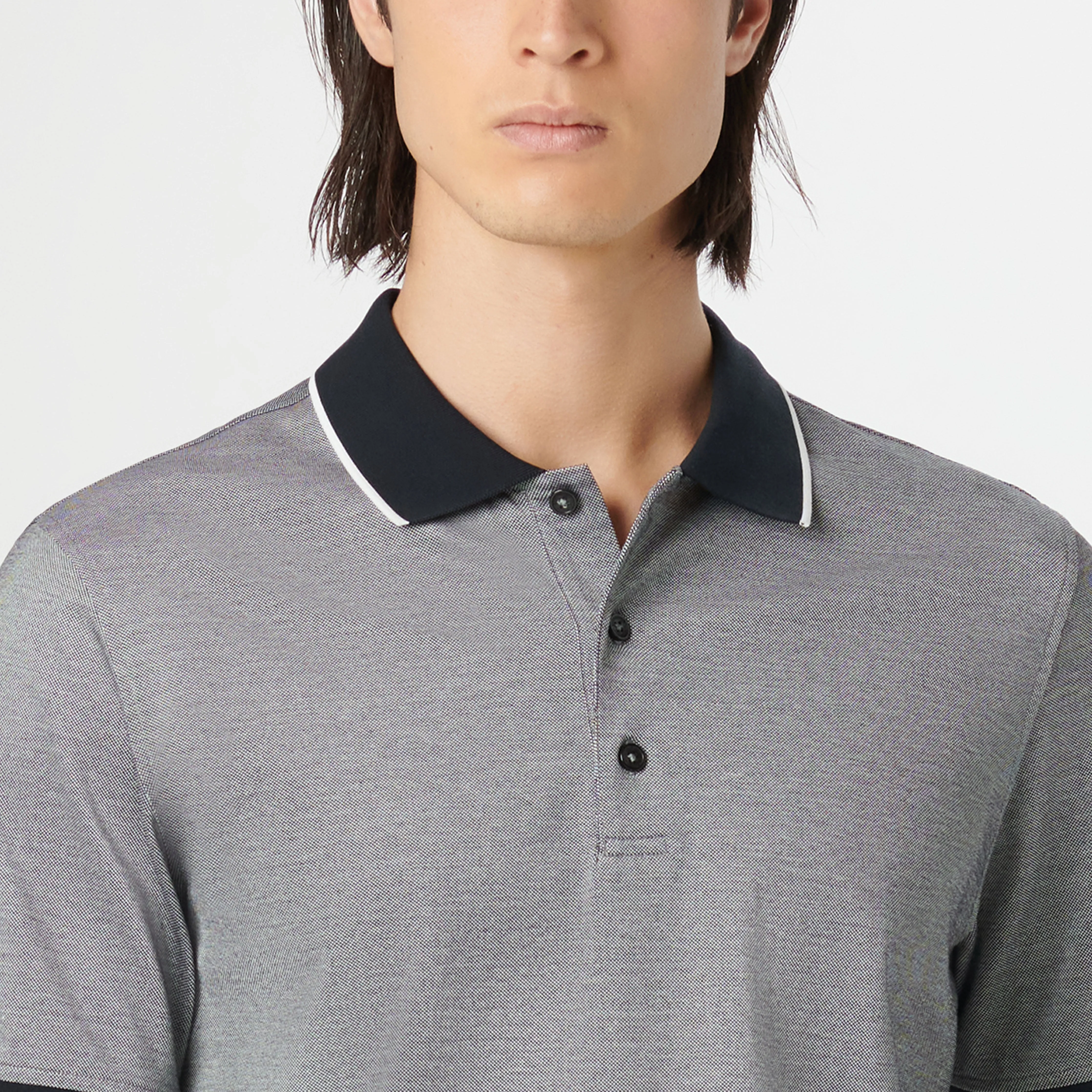 Tipped Bird's Eye Polo