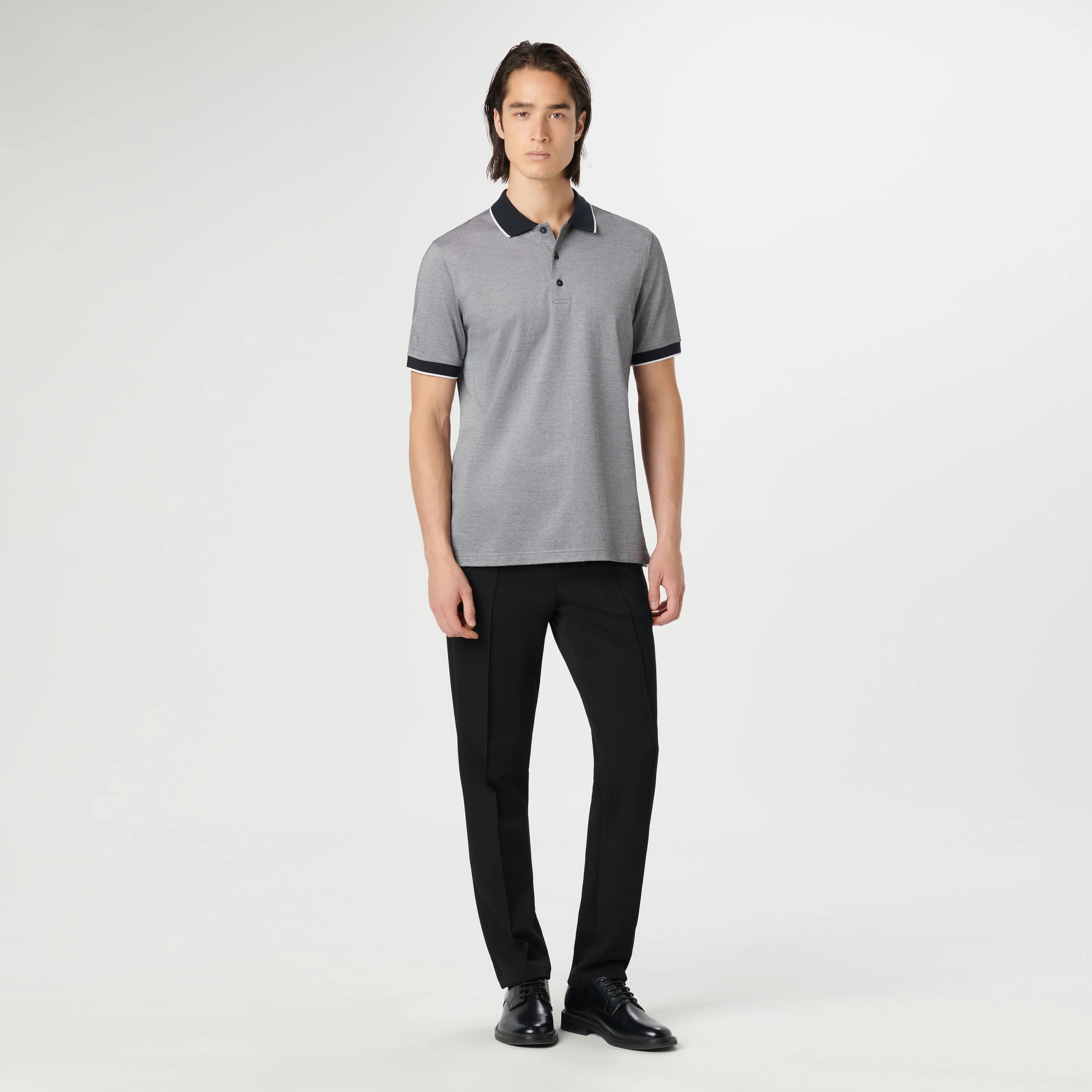 Tipped Bird's Eye Polo