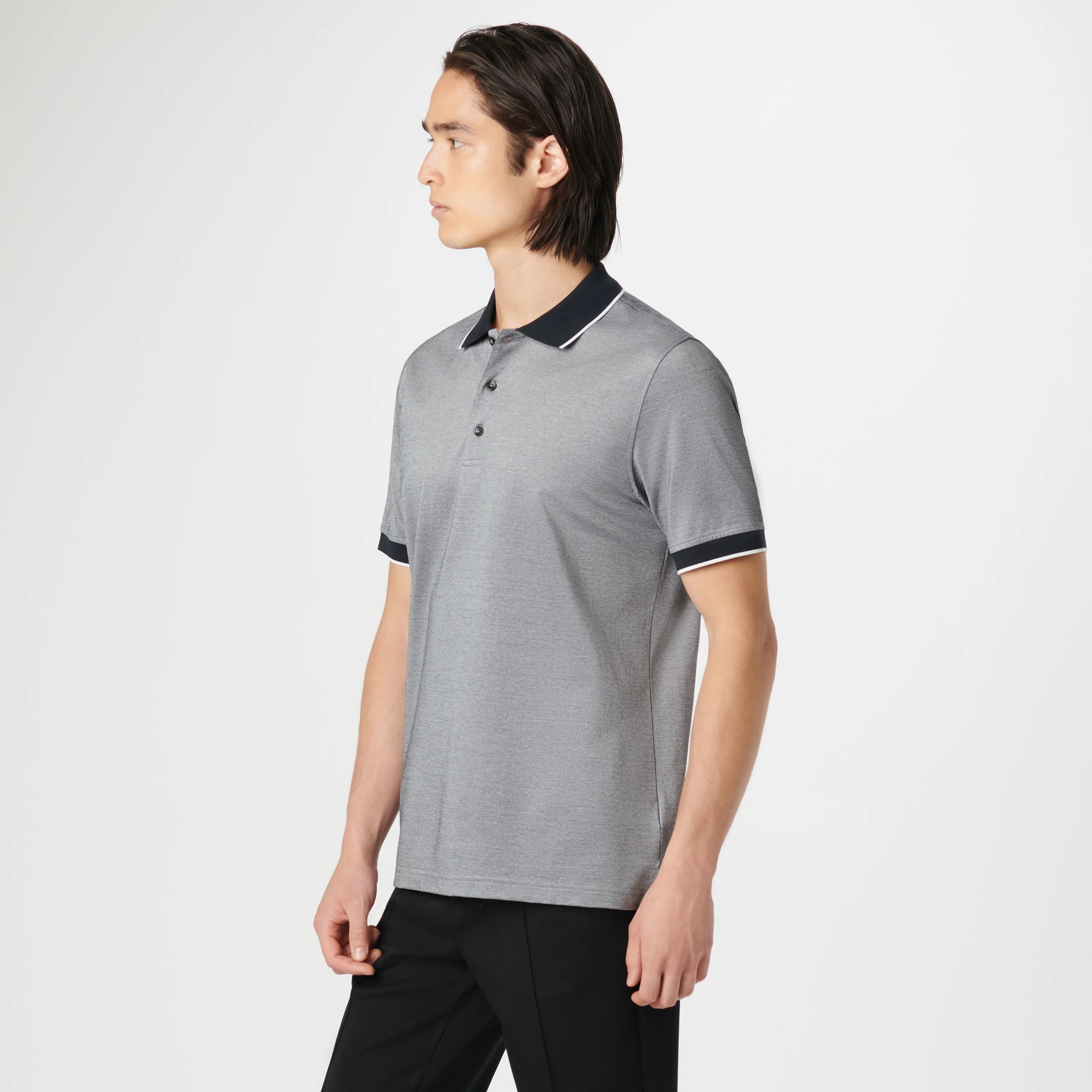 Tipped Bird's Eye Polo