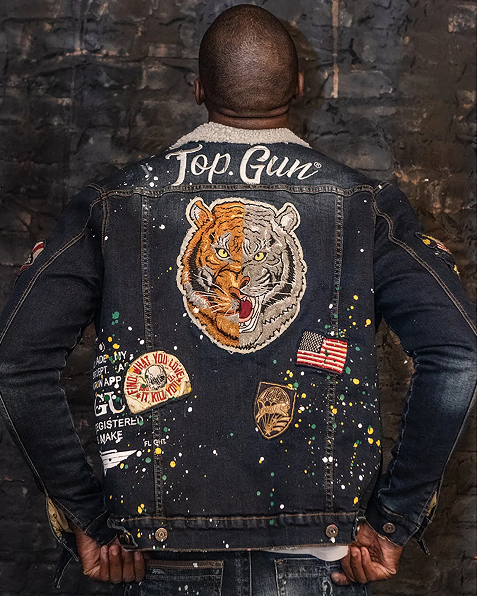 TOP GUN® FLYING TIGERS DENIM JACKET