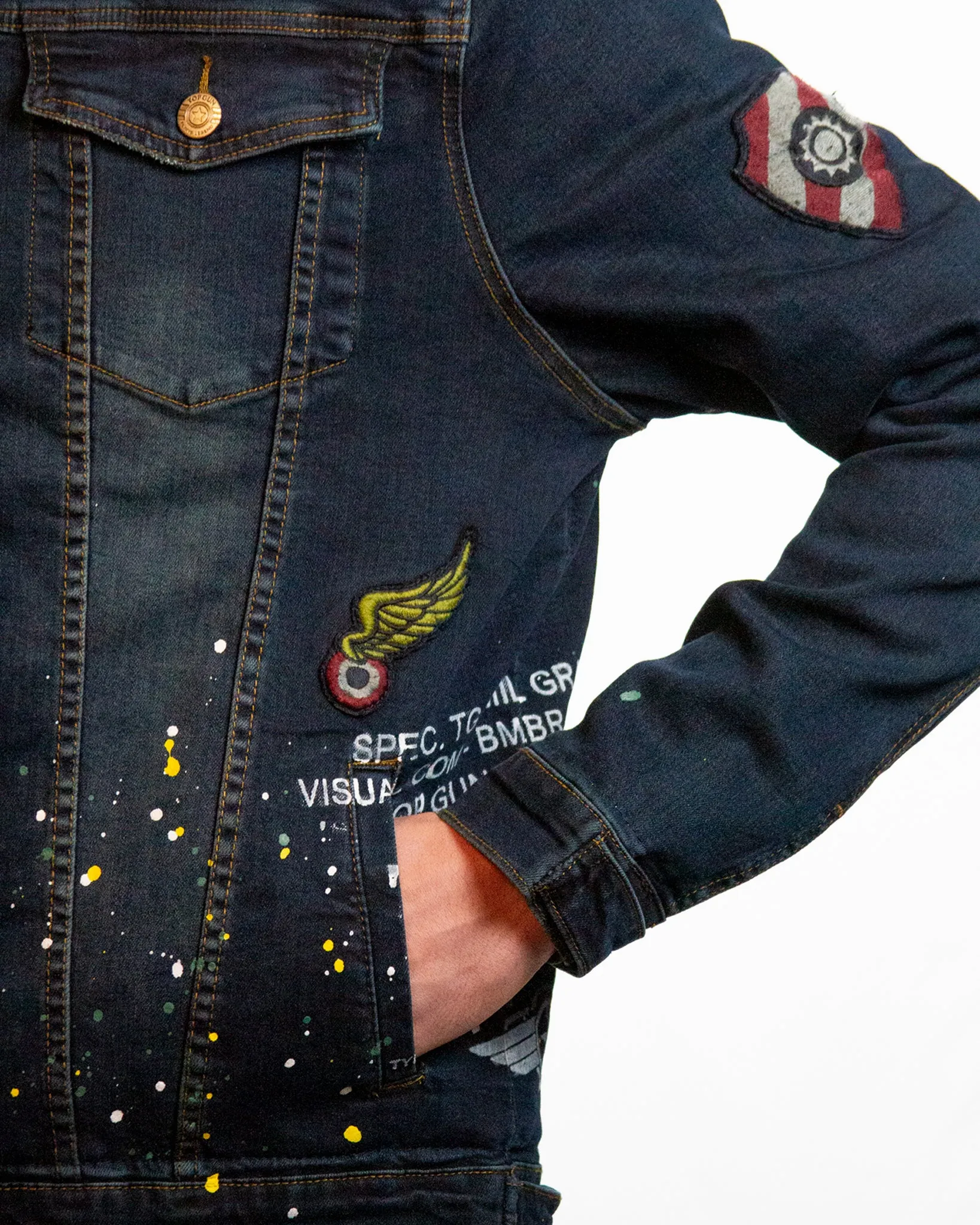 TOP GUN® FLYING TIGERS DENIM JACKET