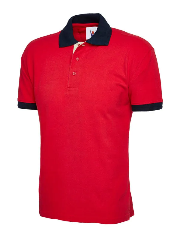 UC107 - Contrast Polo shirt