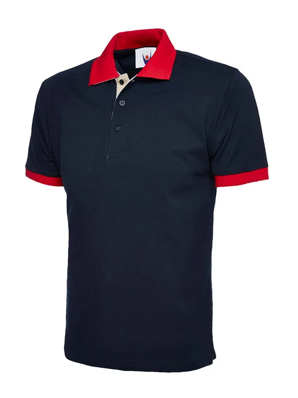 UC107 - Contrast Polo shirt